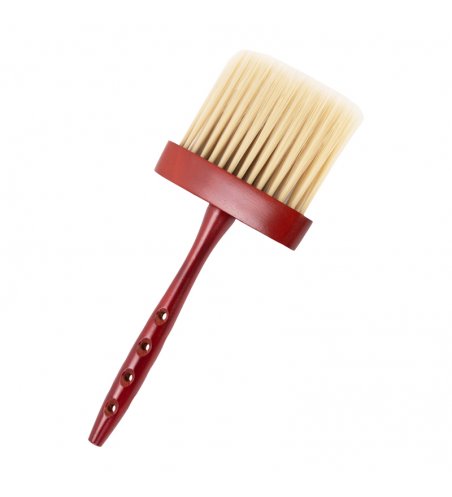 Long hairdresser's wooden neck brush