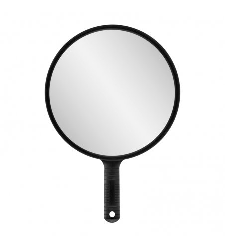 Round hairdressing mirror with Q-35 handle