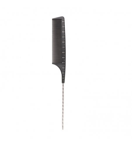 Comb with a measure Carbon metal skewer F-12