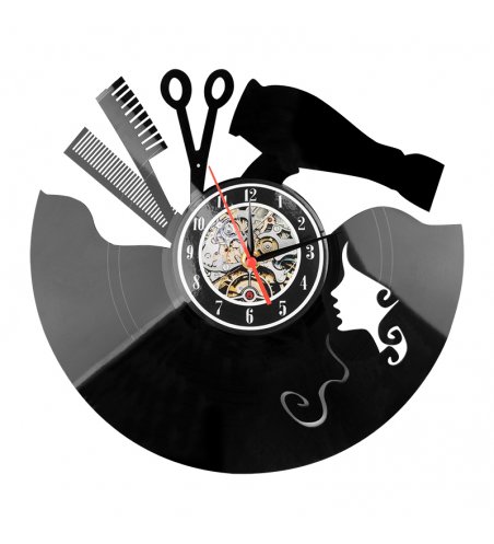 Zegar dekoracja fryzjerski Q-102