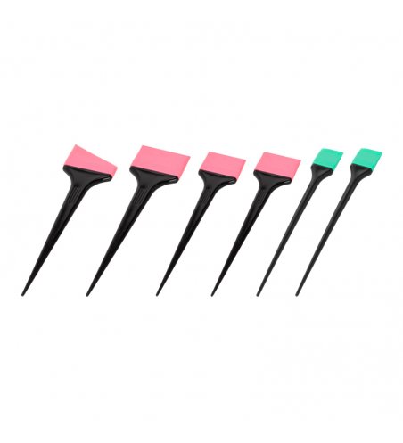 A set of silicone paint brushes
