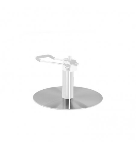 The base for the barber chair round inox L010