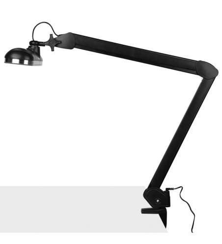 Lampa warsztatowa led Elegante 801-s z imadełkiem standard czarna