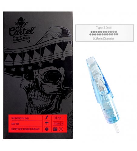 Cartridge do tatuażu El Cartel 0.35mm 23 Soft Edge Magnum 10 szt.