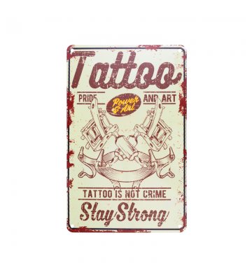 Tablica ozdobna tatuaż TA109