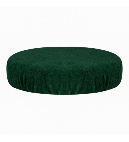 Terry cover for stool bottle green