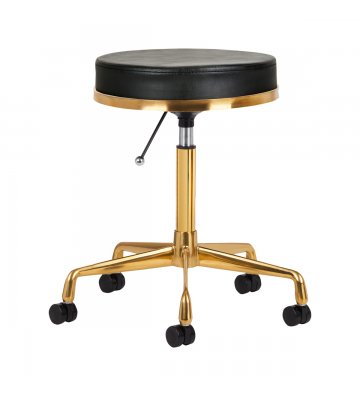 Cosmetic stool H4 gold black