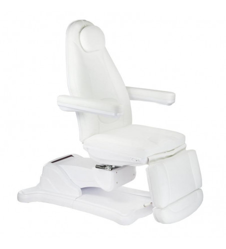 Elektryczny fotel kosmetyczny Mazaro BR-6672B Biały