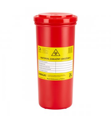 Medical waste container 2 L...