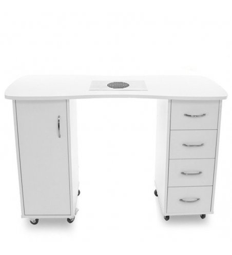 Desk 2027 ZP white with two cabinets