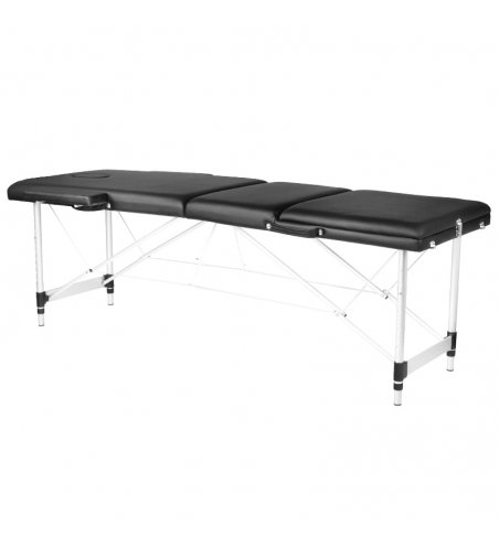 Folding massage table aluminum comfort Activ Fizjo 3 segment black