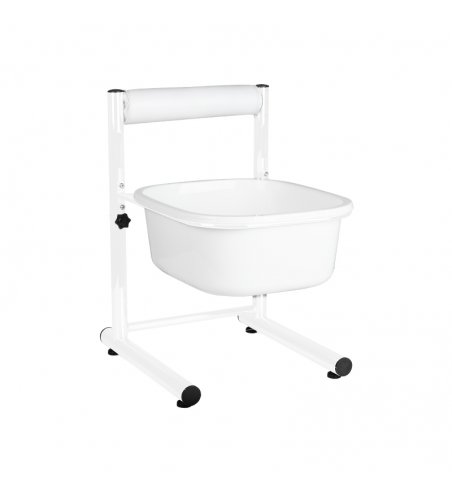 ADJUSTABLE HEIGHT PEDICURE TRAY WHITE