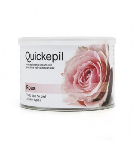 QUICKEPIL DEPILATION WAX 400 ML CAN ROSE