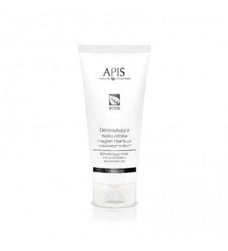Apis detoxifying gel mask with bamboo charcoal and ionized silver 200 ml