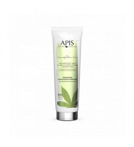 Apis cannabis home care regenerating hand mask with hemp oil and shea butter 200 ml