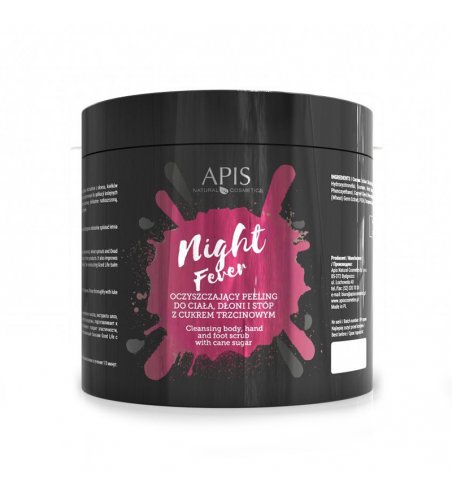 Apis night fever cleansing scrub for body, hands and feet, 700 g