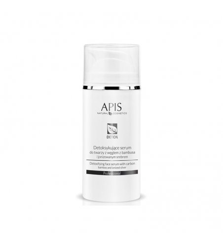 Apis detoxifying face serum with bamboo charcoal and ionized silver 100 ml