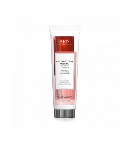 Apis cranberry vitality, enzymatic face scrub with cranberry, 100 ml