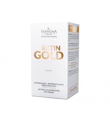 Farmona retin gold lifting and illuminating eye cream 50 ml