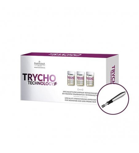 Farmona trycho technology specialist strengthening ampoules for weakened and falling hair 10 x 5 ml