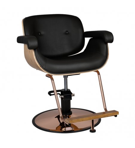 Gabbiano hairdressing chair Venice black