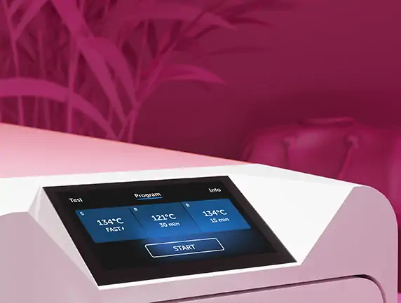 Enbio Pro autoclave touch display