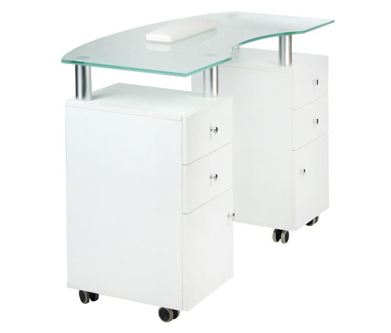 manicure table with drawers